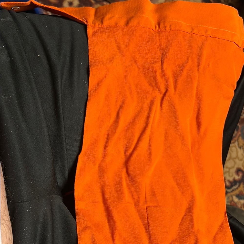 U.S. Army Black and Orange Fabric